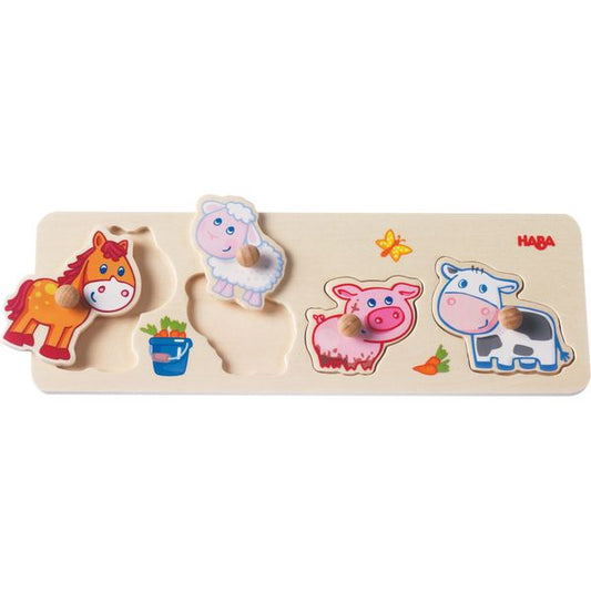 Baby Farm Animals Clutching Puzzle: Adorable Learning Fun for Tiny Hands