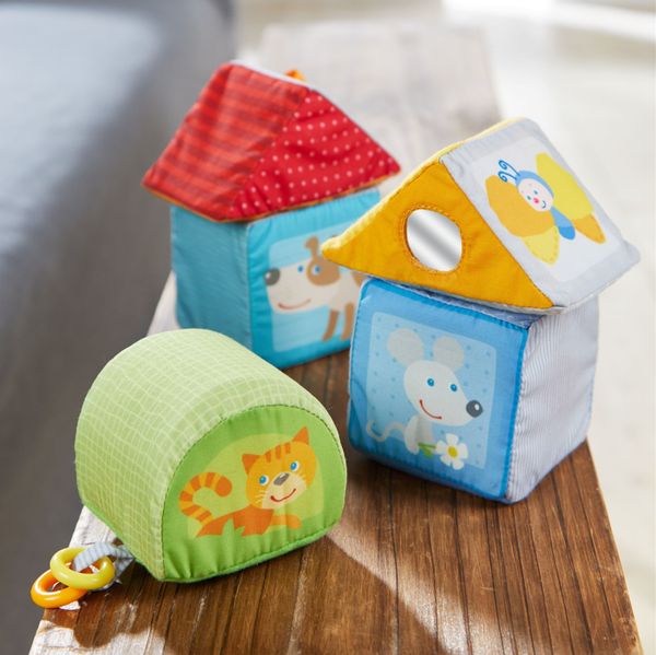 Discovery Cubes Animal Geometry: Soft, Sensory Blocks for Endless Fun & Learning