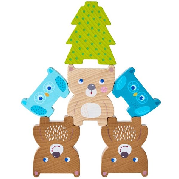 Whimsical Woodland Wonders: Forest Friends Stacking Toy Set