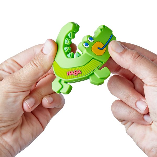 Chomp & Grasp: Silicone Crocodile Teething & Grasping Toy for Babies